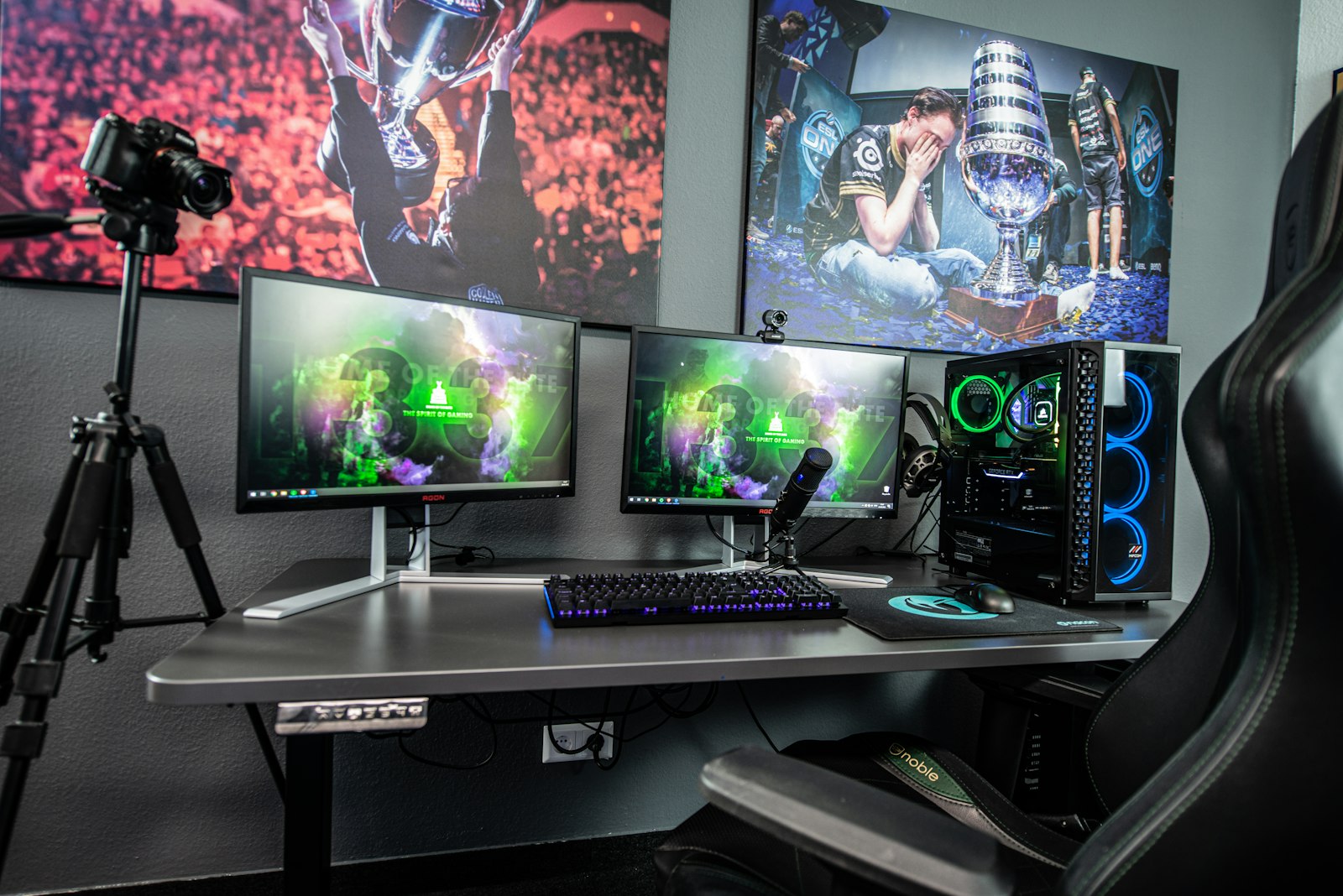 Broadcast production desk